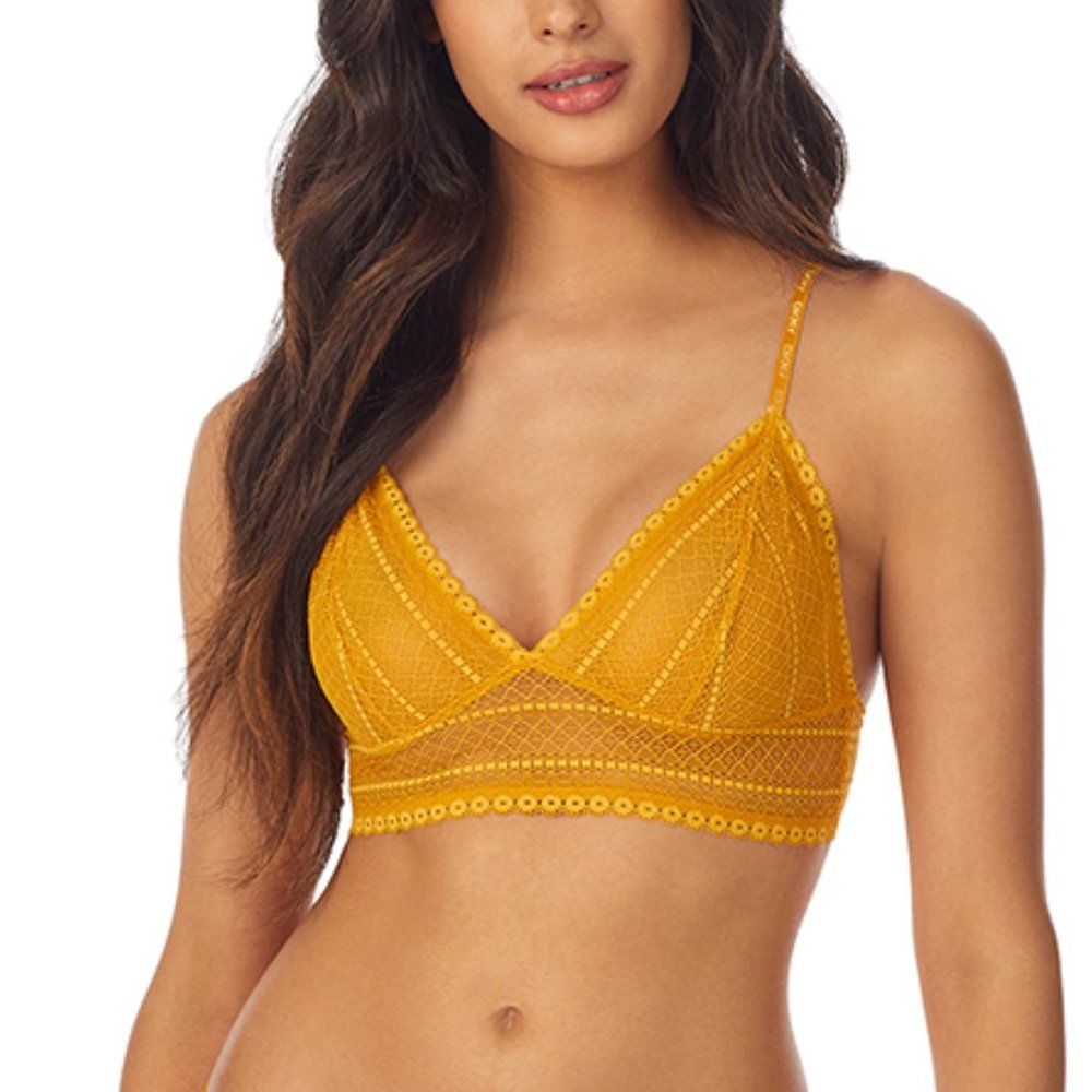 DKNY Table Tops Lace Bralette Medium NWT